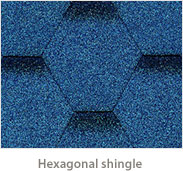 Hexagonal shingle